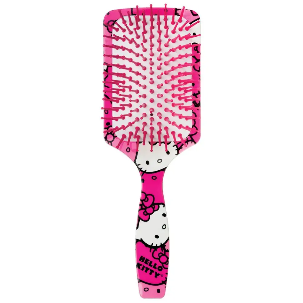 Escova De Cabelo Ricca Hello Kitty Faces Racket