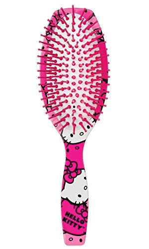 Escova De Cabelo Ricca Hello Kitty Faces Oval