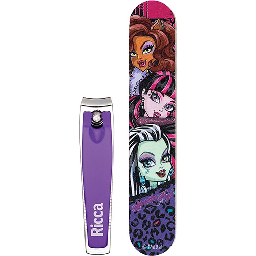 Kit Lixa E Cortador De Unha Ricca Monster High