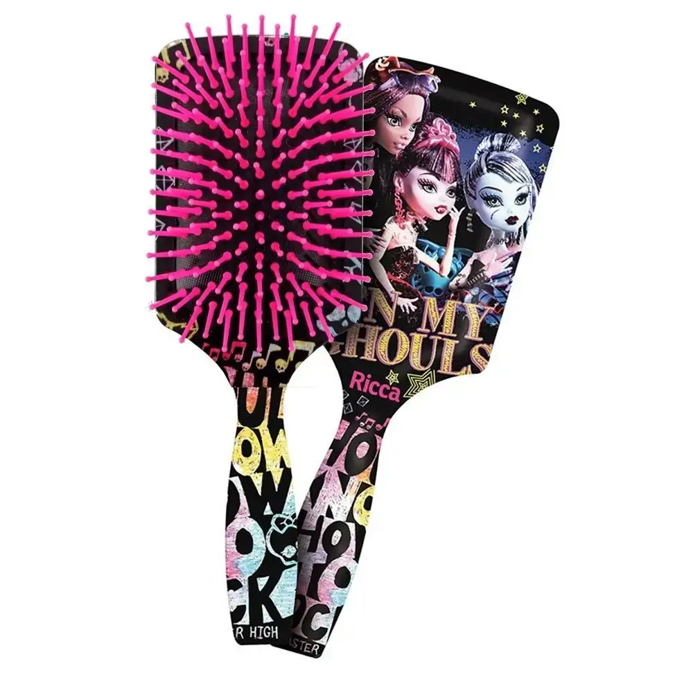 Escova Ricca Para Cabelos Monster High Raquete Girls
