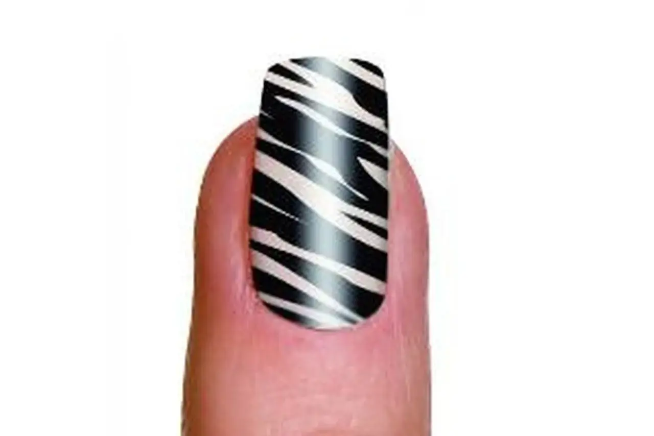 Adesivos De Unha Belliz Zebra