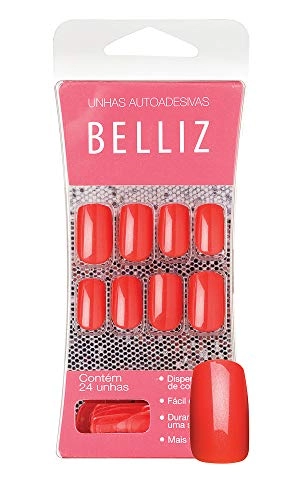 Belliz R.1275 Unhas Autocolantes Coral