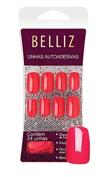 Belliz R.1276 Unhas Autocolantes Pink Pop