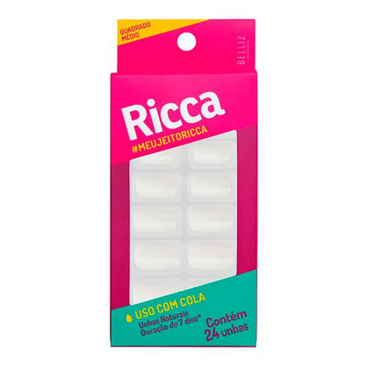 Unha Postica Ricca Nats Quadra Med 1320