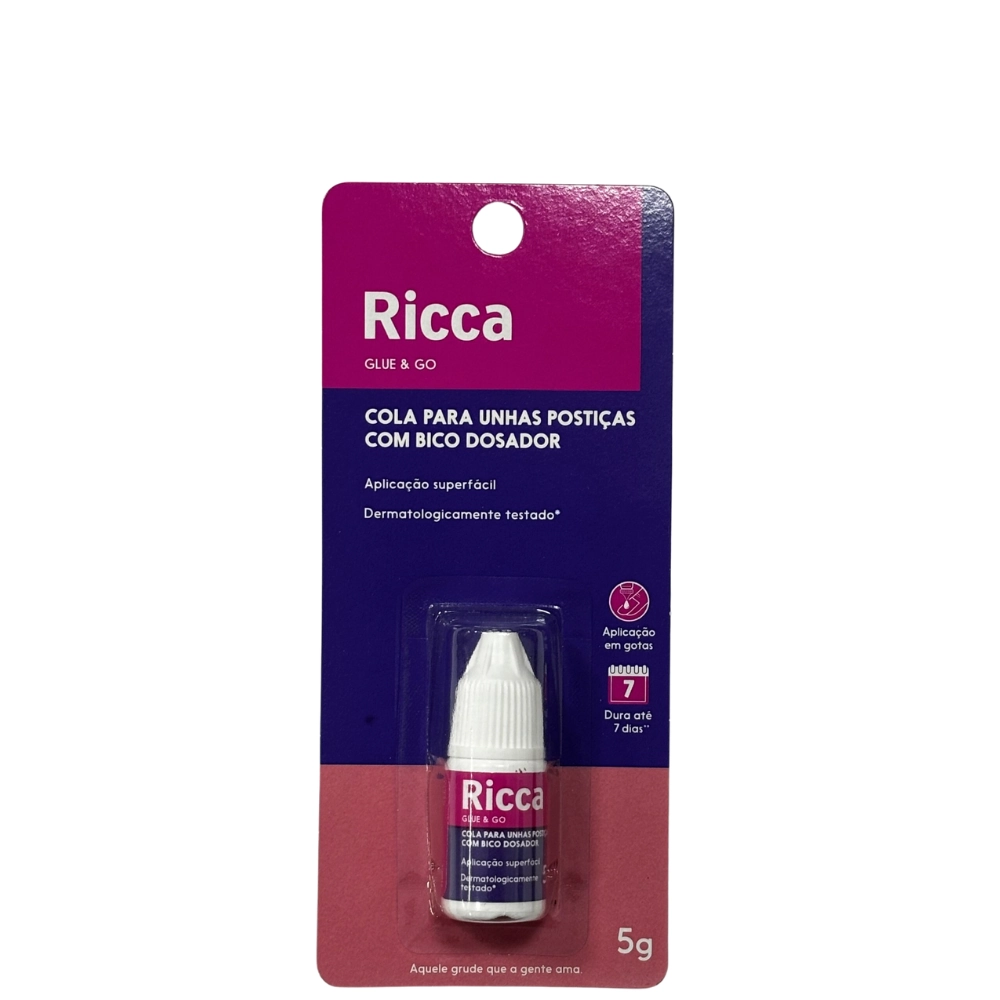 Cola Para Unhas Postiças 5g Ref 1342 Ricca