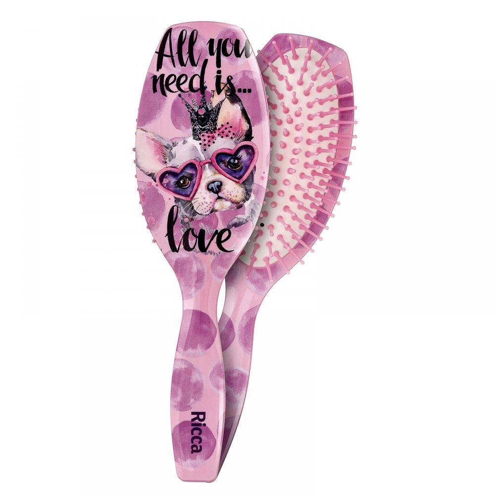 Escova P/cabelo Ricca Oval Puppy 1365