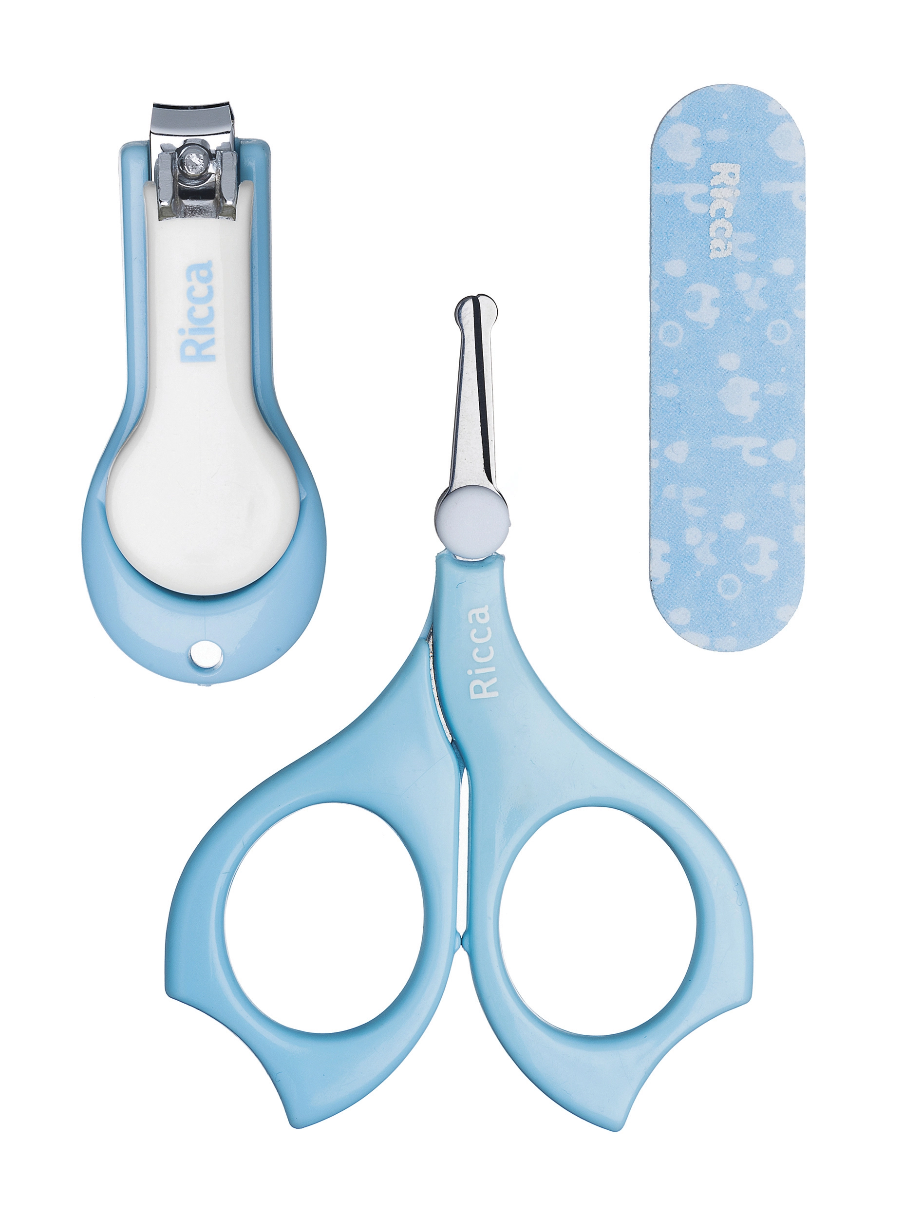 Kit Maestral Ricca Manicure Baby Colors Azul 1un