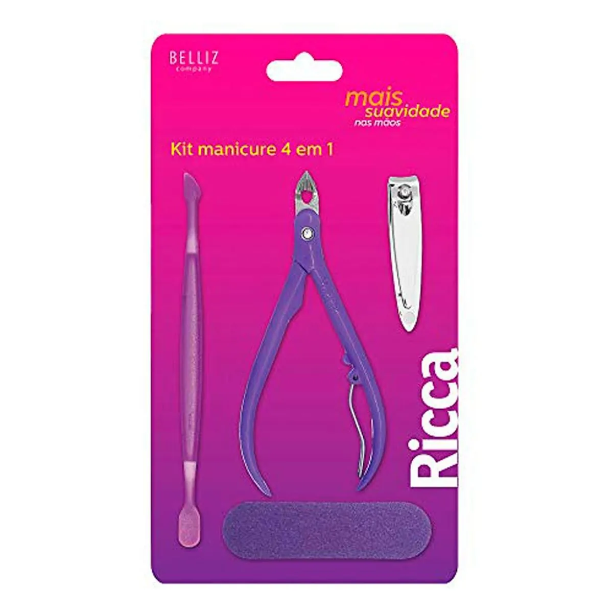 Kit Manicure 4 em 1 Ricca