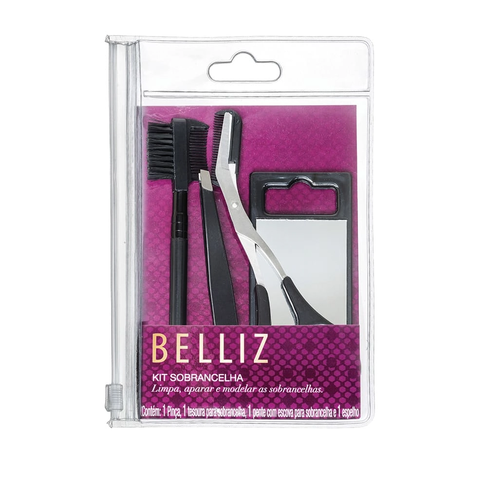 Kit Sobrancelha Belliz 4/1un