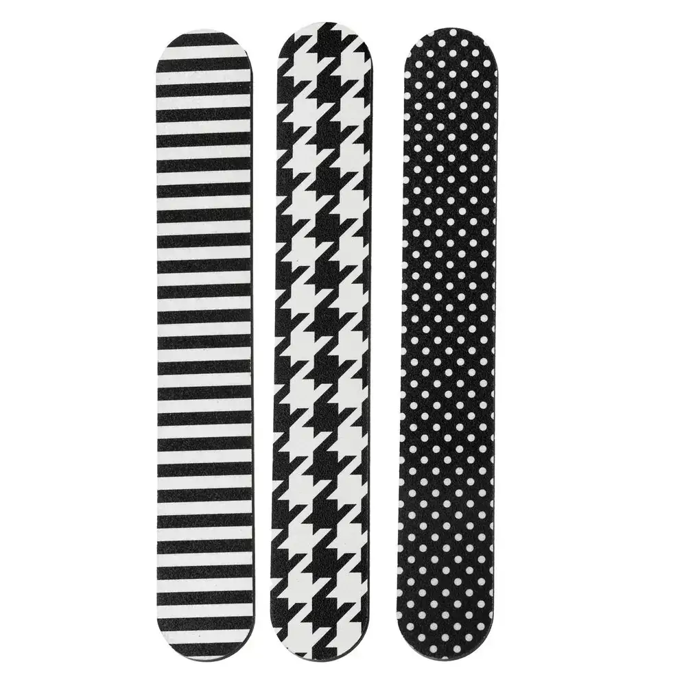 Kit De Lixas Belliz Black White