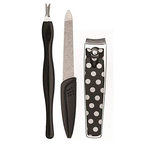 Kit Manicure Belliz Black White