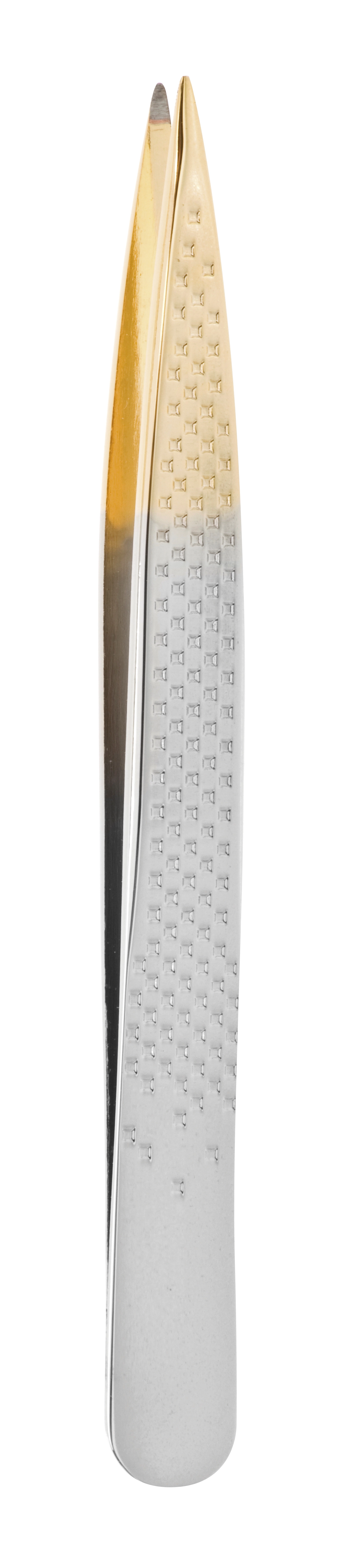 Pinca Silver Gold Ponta Fina Enox