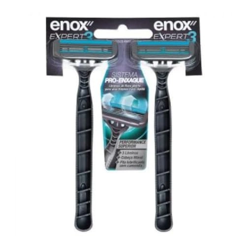 Aparelho De Barbear Enox Expert 3 Com 02 Unidades