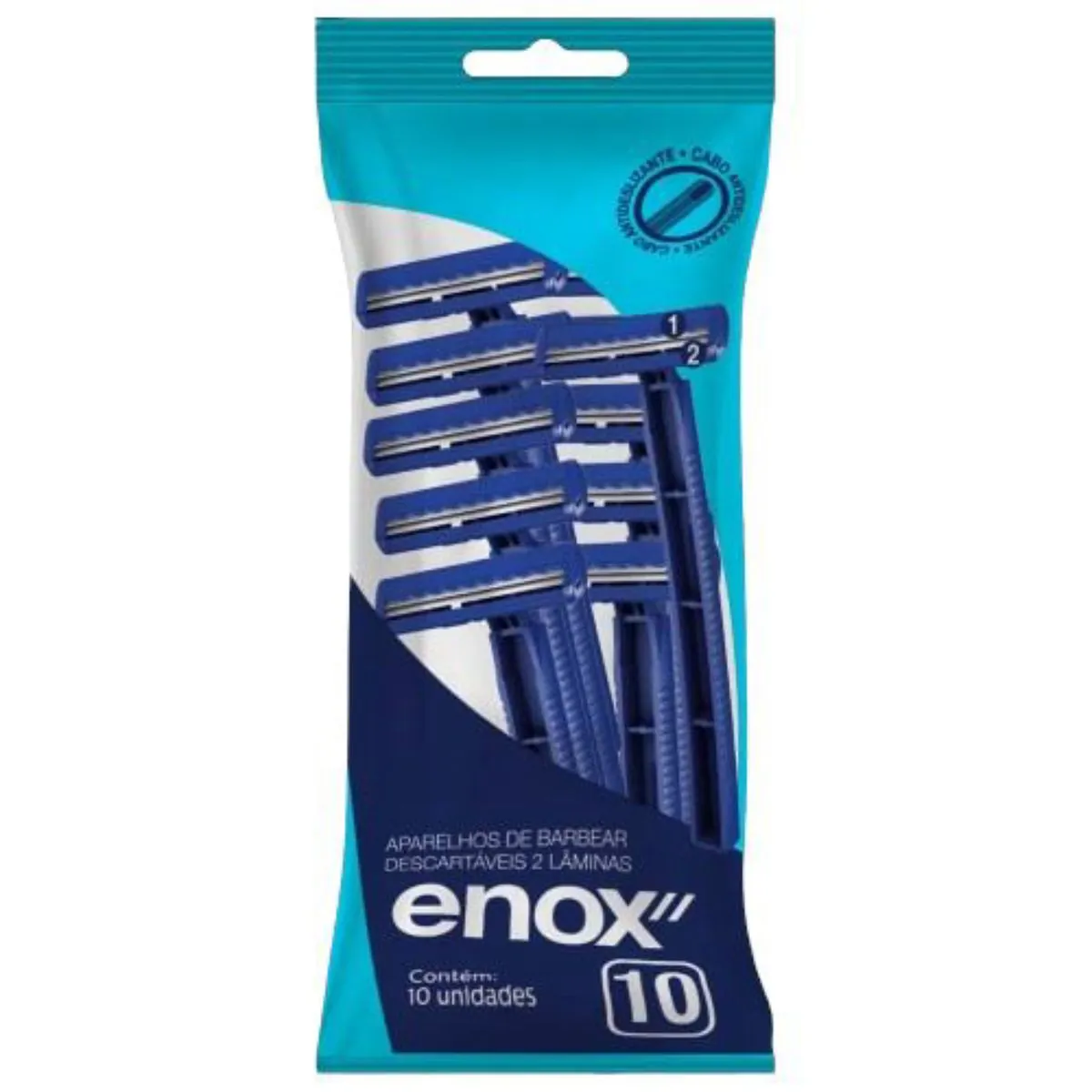 Aparelho Descartavel P/barbear Enox Pacote C/10un