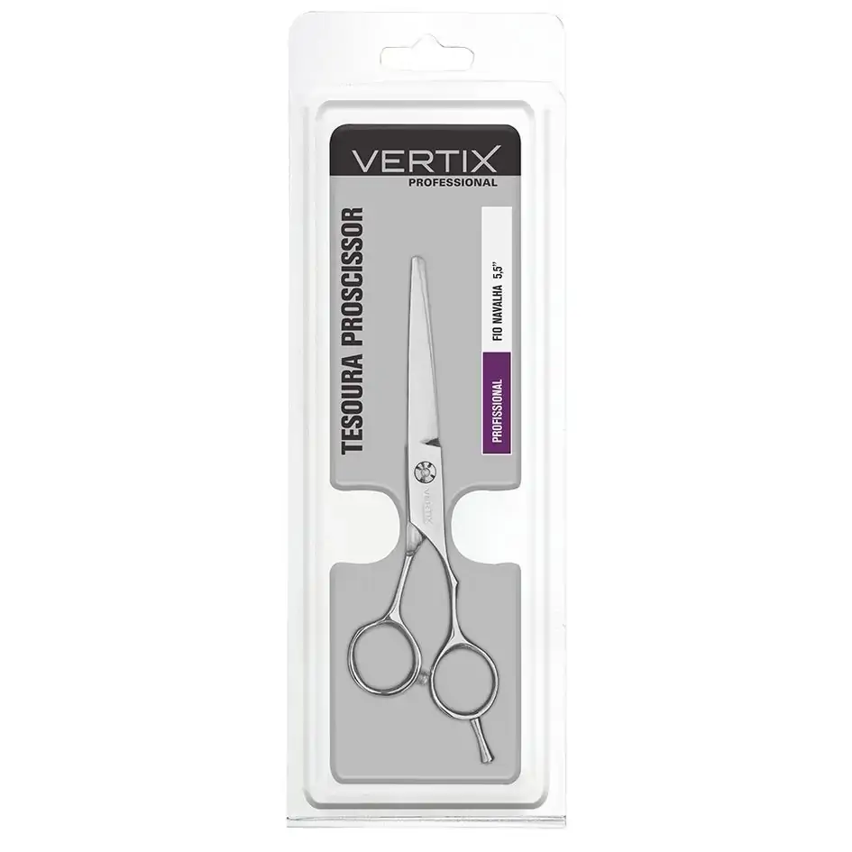 Tesoura Cabelo Maestral Vertix Ergonomica Inox Fio Navalha 5,5 1un