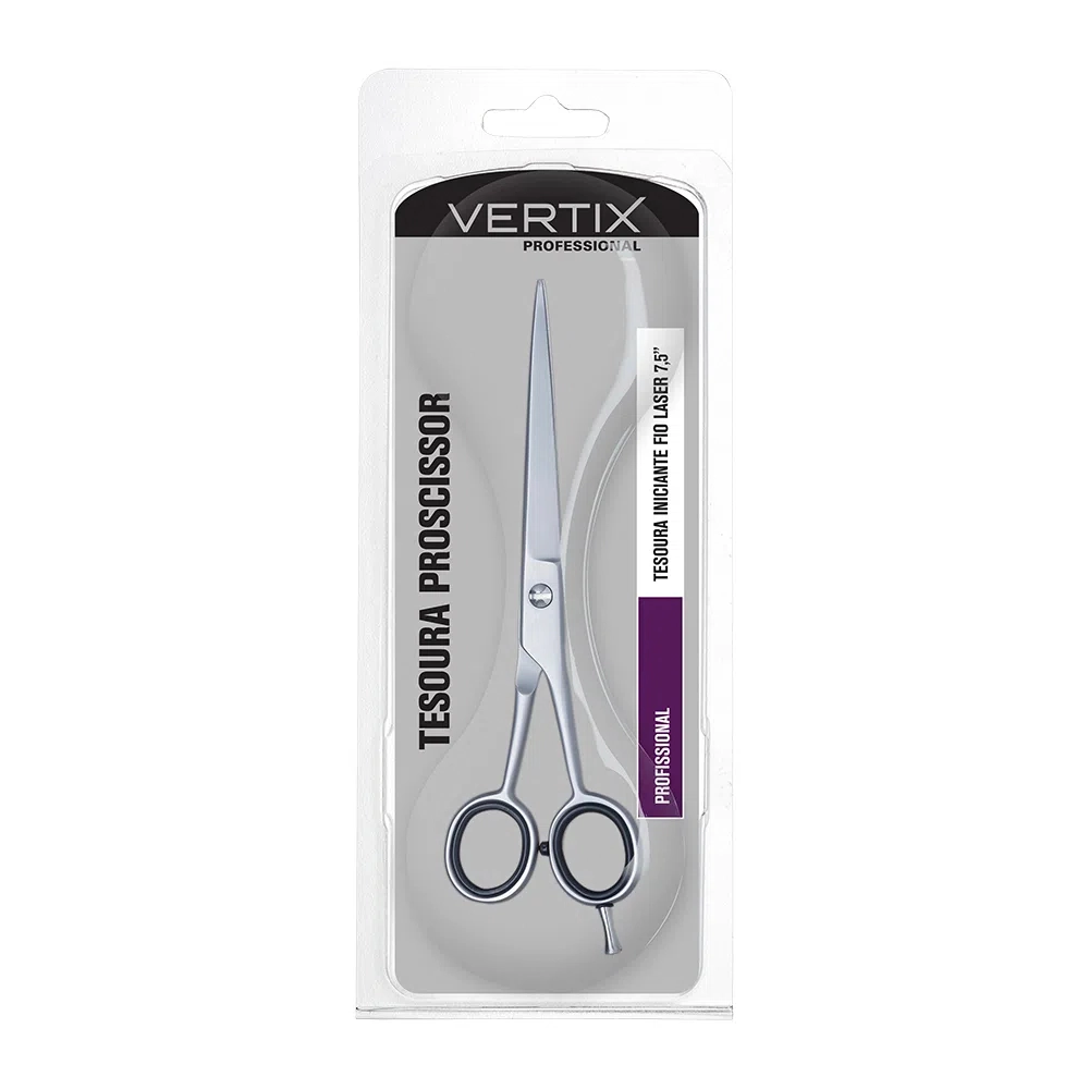Tesoura Iniciante Fio Laser 7,5 Quot; Vertix