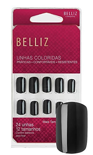 Unha Postiças Belliz Black - 1866