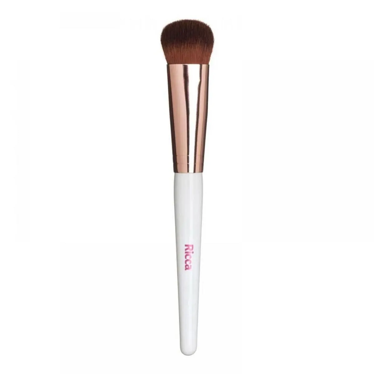 Pincel Aplicador Maestral Ricca Rose Gold Iluminador 1un