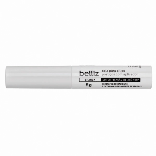 Cola P/cilios Belliz 48hrs Branca Com Aplicador 1un
