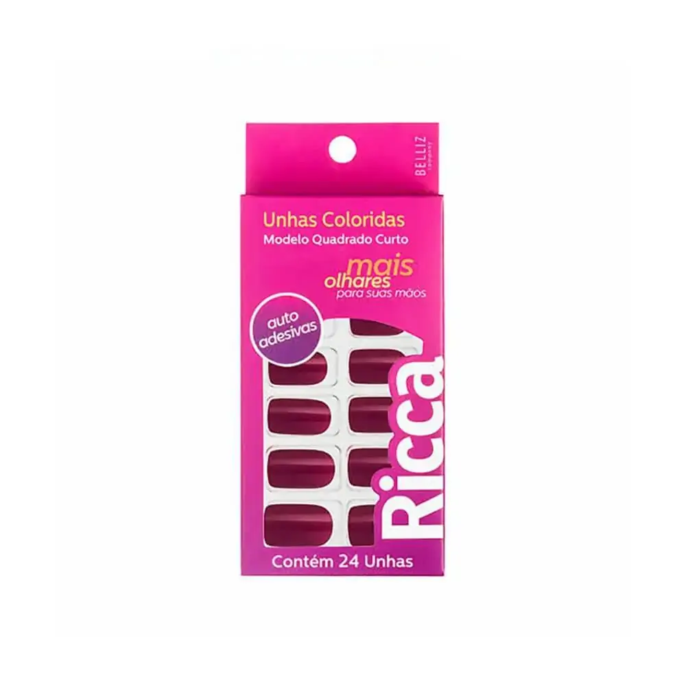 Unhas Ricca Rosa Sexy