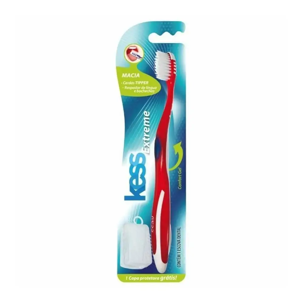 Escova Dental Extreme Macia Cores Kess Belliz