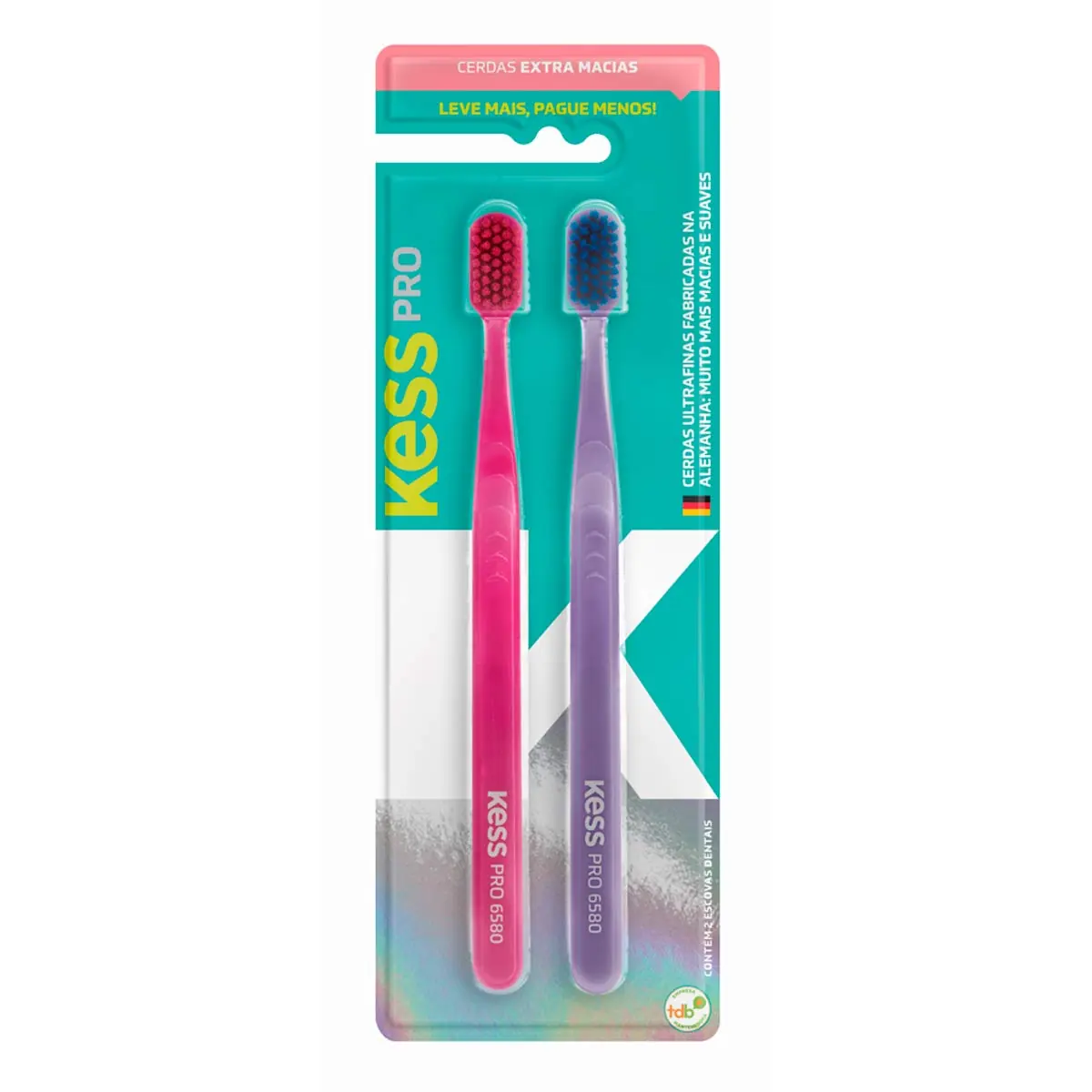 Kess Pro Pack Escova Dental Extra Macia 2105 X 2