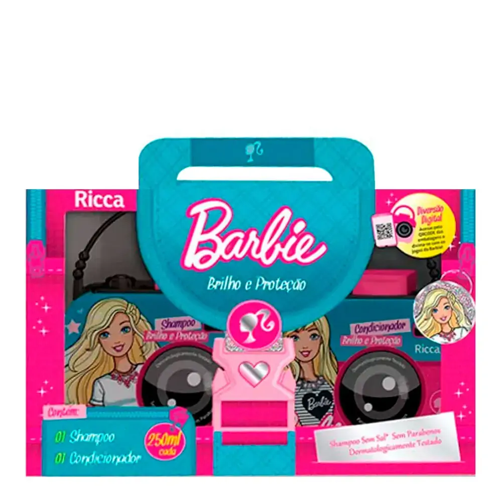 Barbie Camera Digital Sh E Cond 250ml Ricca Brilho Prot