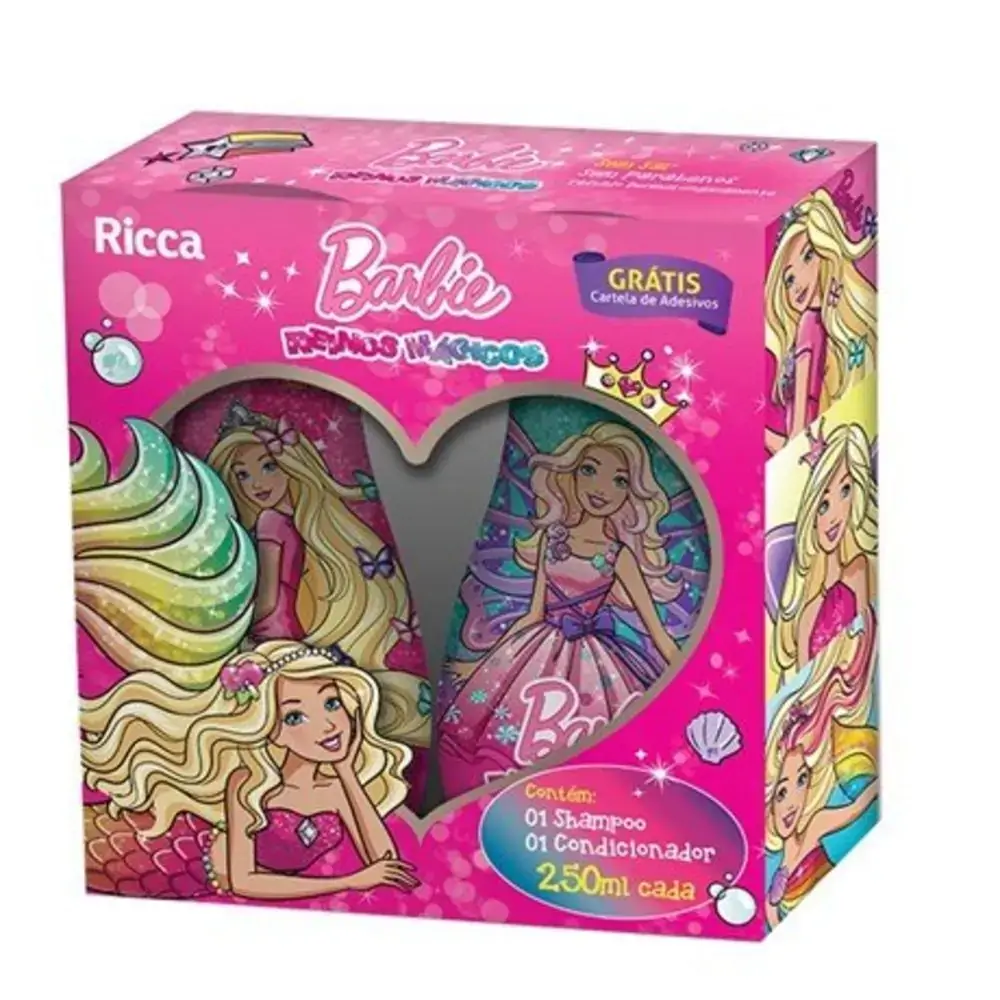 Barbie Ricca Reinos Magicos Sh E Cond 250ml Cd