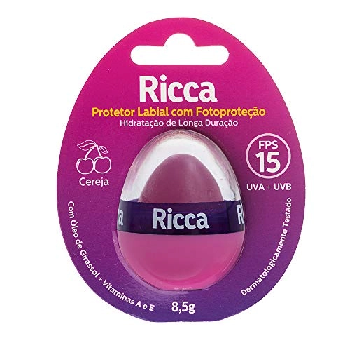 Protetor Labial Ricca Fps 15 Cereja