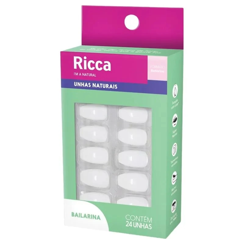 Unhas Naturais Bailarina Ref. 2277 Ricca