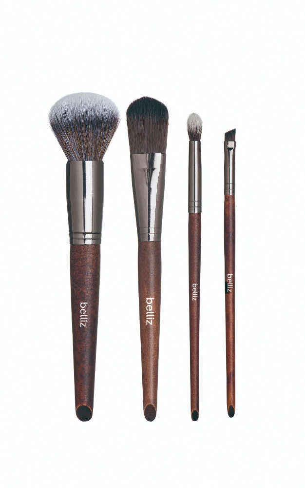 Kit Pincel Belliz Wood Face 4un