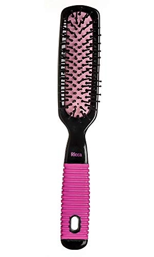 Escova Ricca Reta Black Pink
