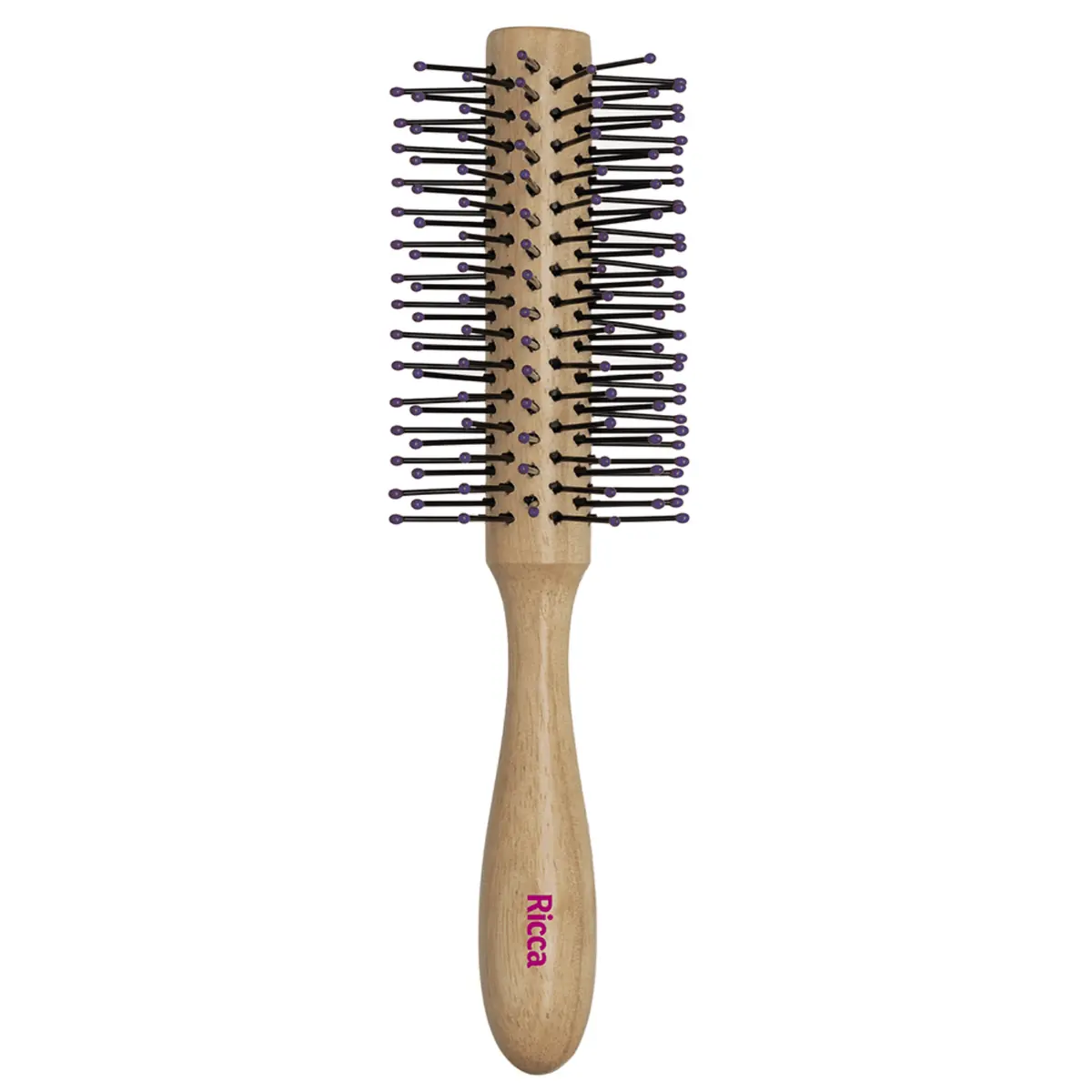 Escova Ricca Meia Lua Pinos Nylon Desemb