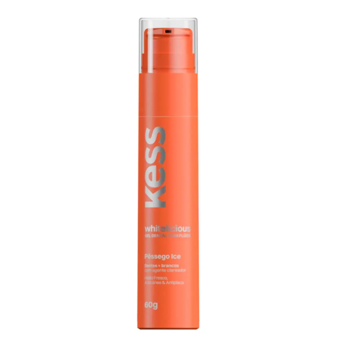 Gel Dental Whitelicious Kess 60g Pessego Ice