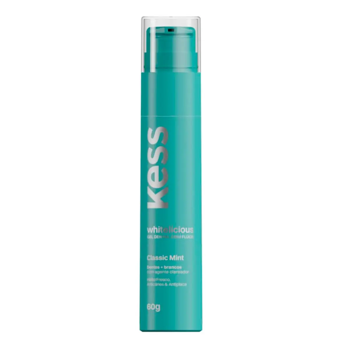 Gel Dental Whitelicious Kess 60g Classic Mint