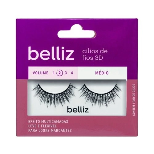 Cilios Posticos Maestral Belliz 3d 202 1un