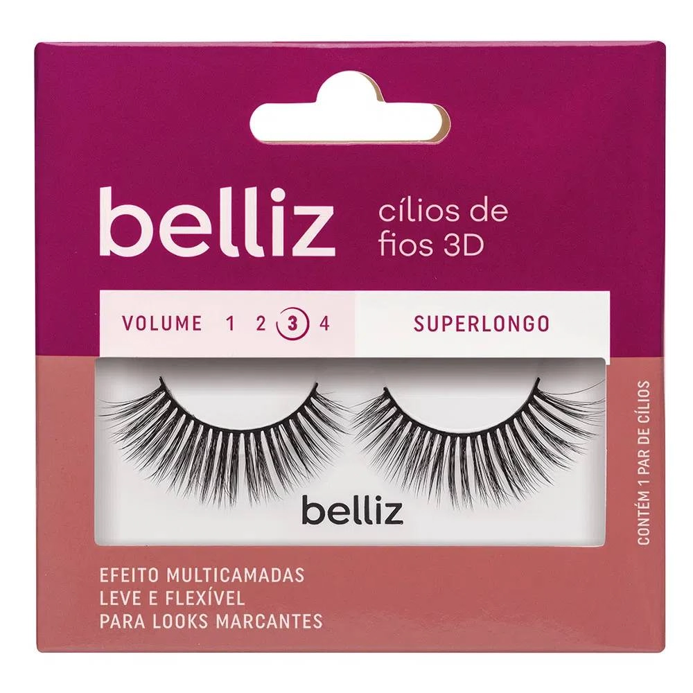 Cilios Posticos Maestral Belliz 3d 203 1un