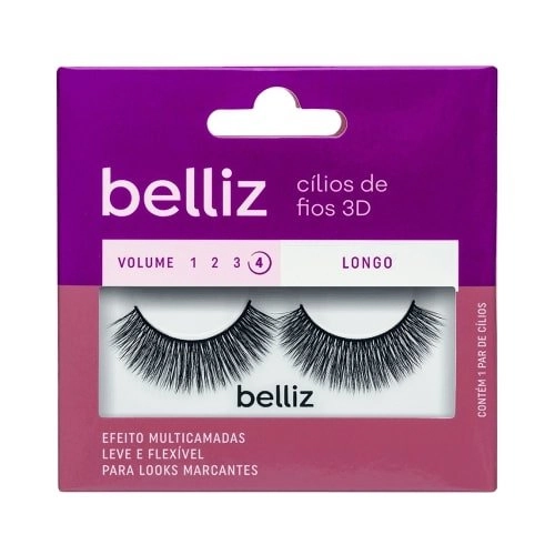 Cilios Posticos Maestral Belliz 3d 204 1un