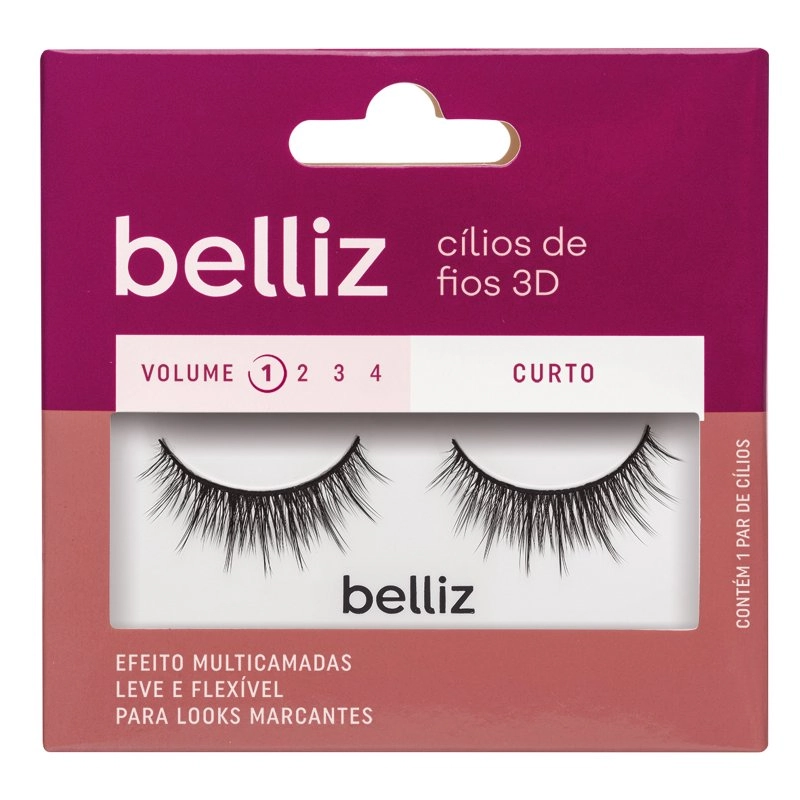 Cilios Posticos Maestral Belliz 3d 205 1un