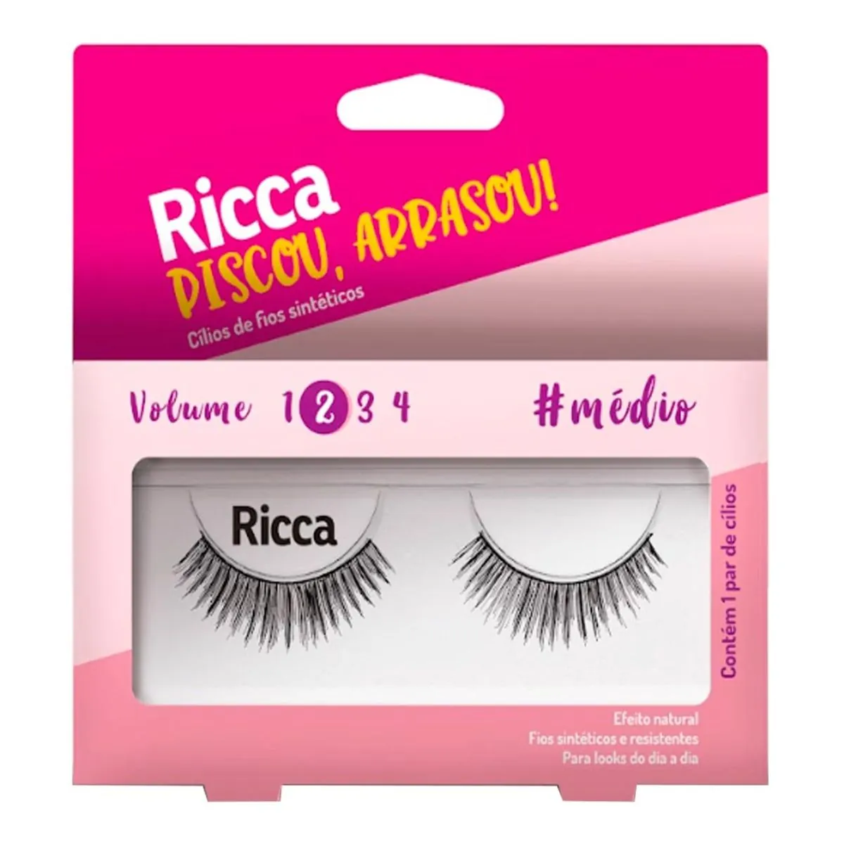 Cilios Postico Ricca Vol.02 Medio 306 1un