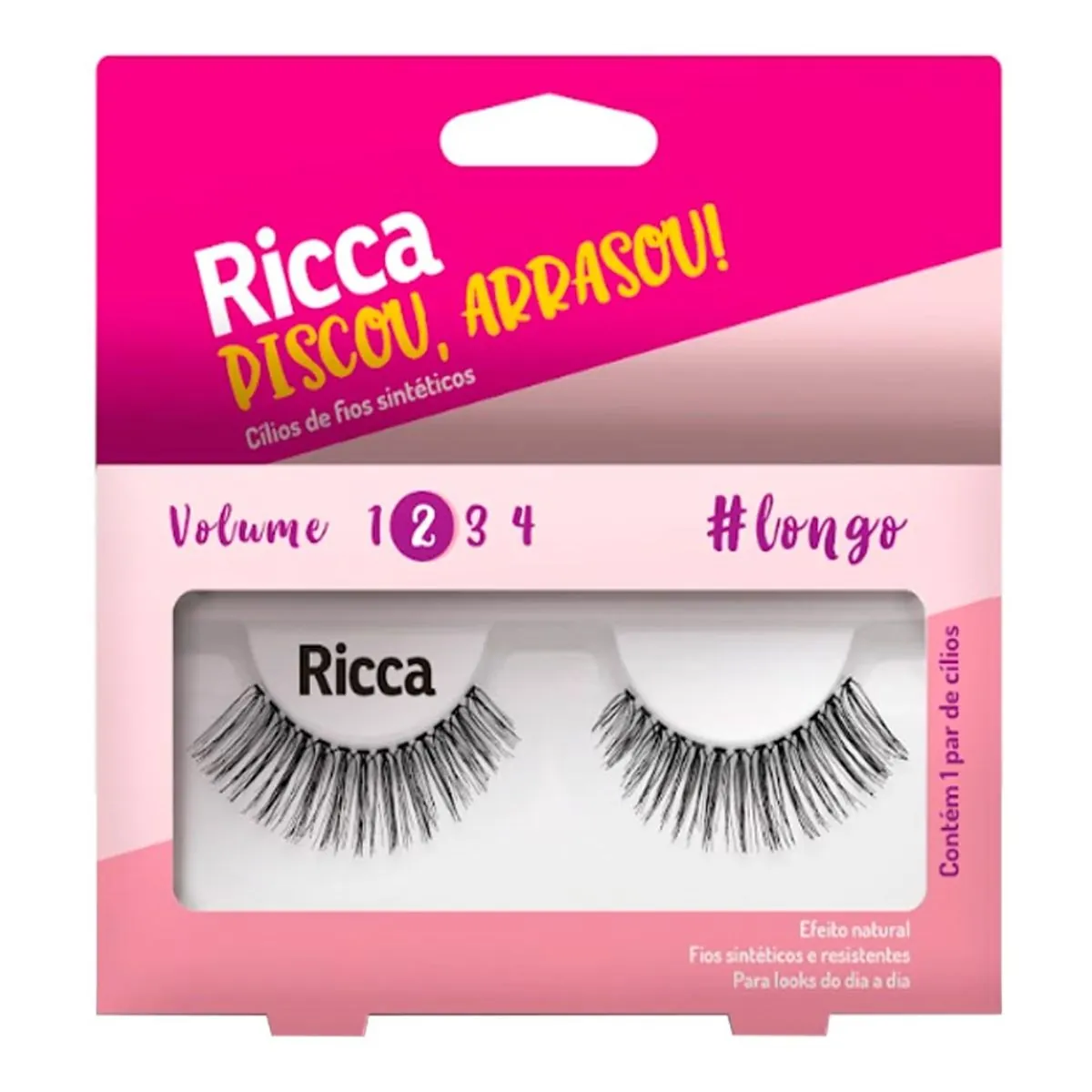 Cilios Postico Ricca Vol.02 Longo 307 1un 1un