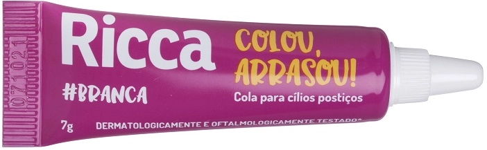 Cola Para Cilios Posticos Ricca Branca 7g