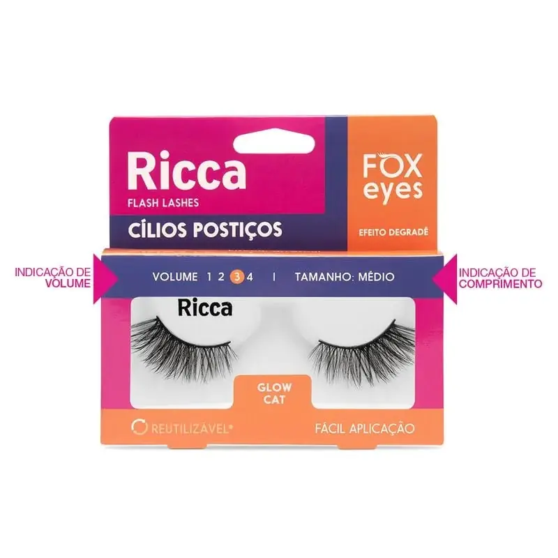 Cilios Fox Eyes Glowt Cat Ricca