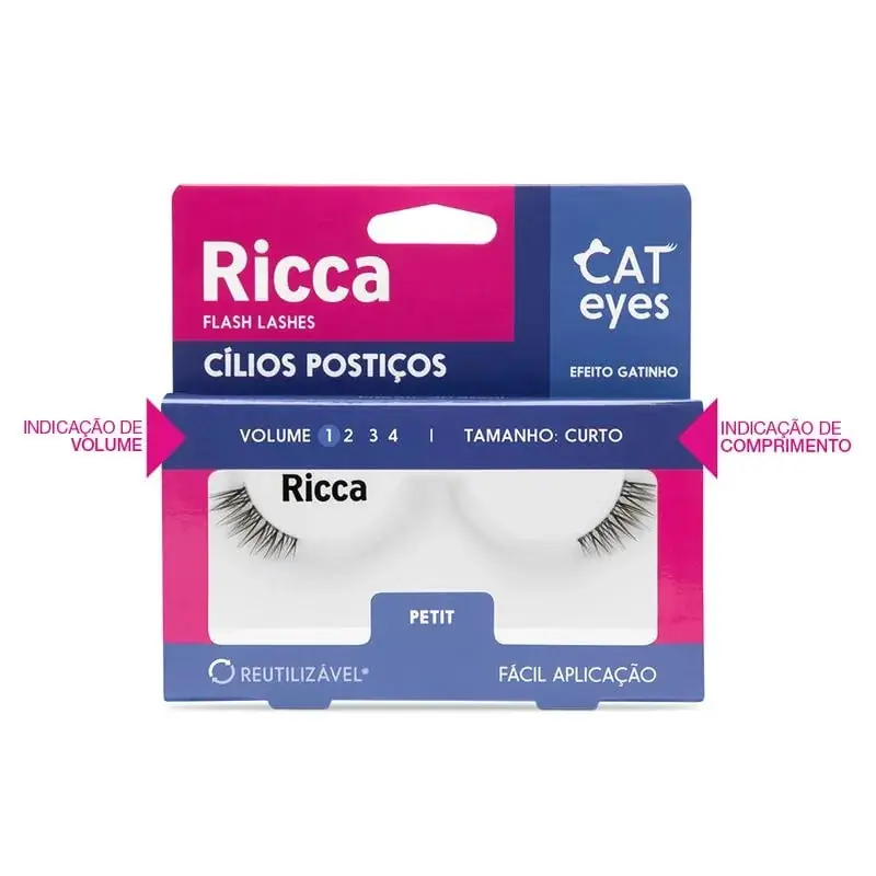 Cilios Cat Eyes Petit Ricca