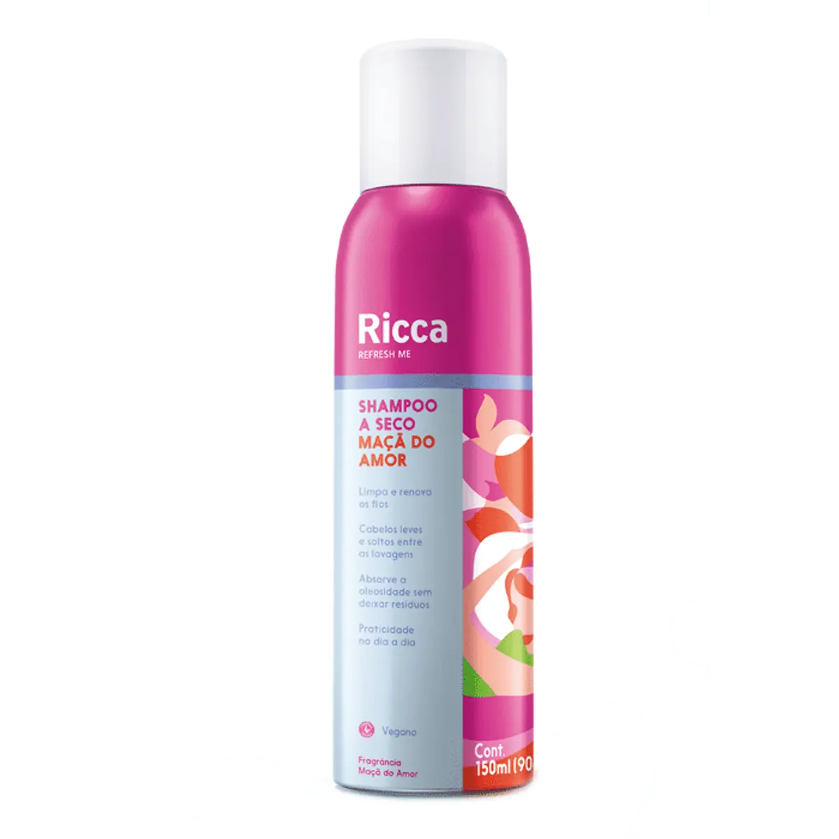 Shampoo A Seco Ricca Love Is In The Hair Maça Do Amor 150ml