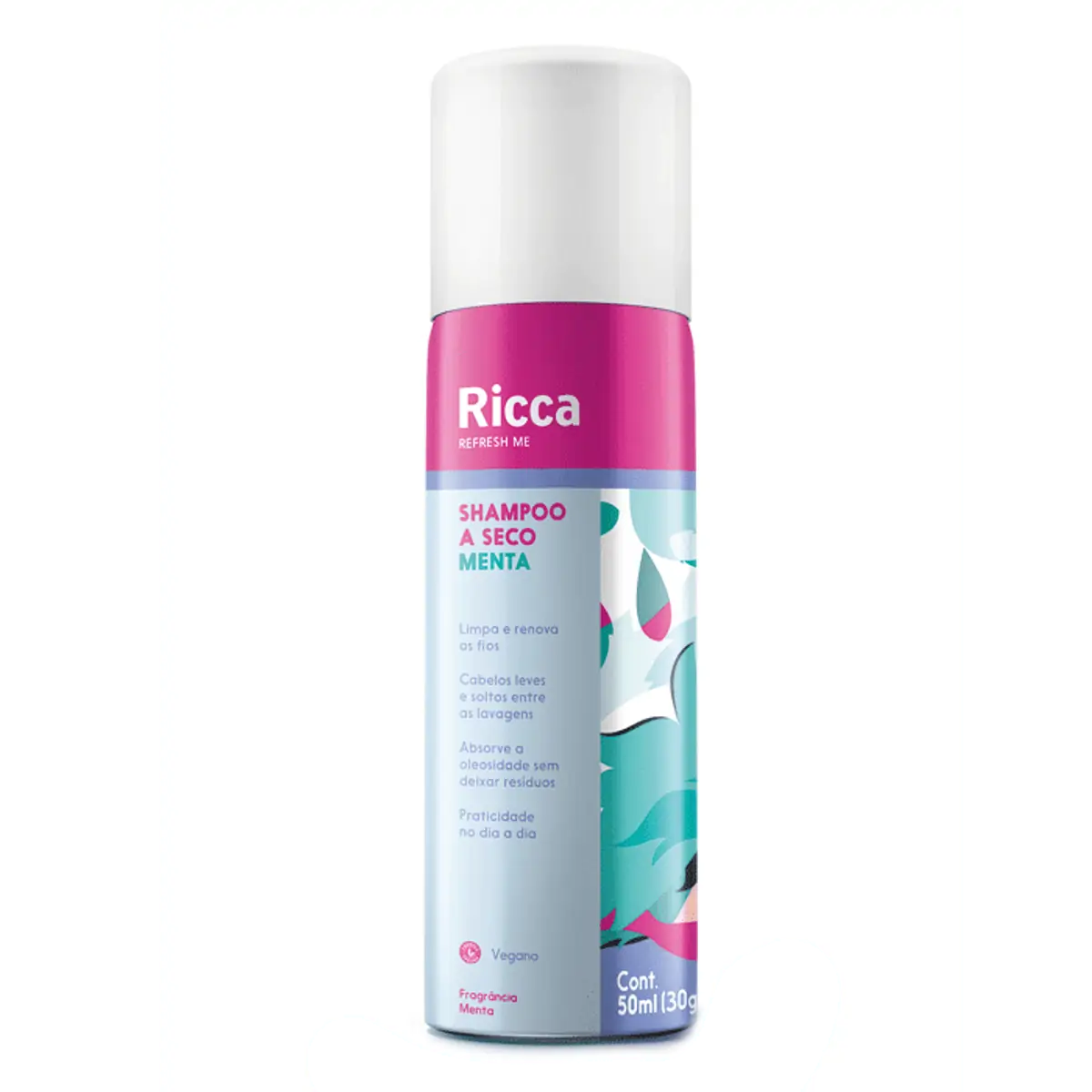 Ricca Cuca Fresca Shampoo a Seco - Menta - 50ml