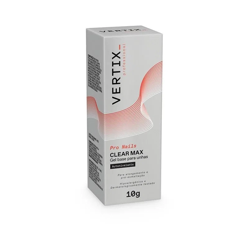 Esm Unha Gel Vertix Base Clear Max 10g 2898