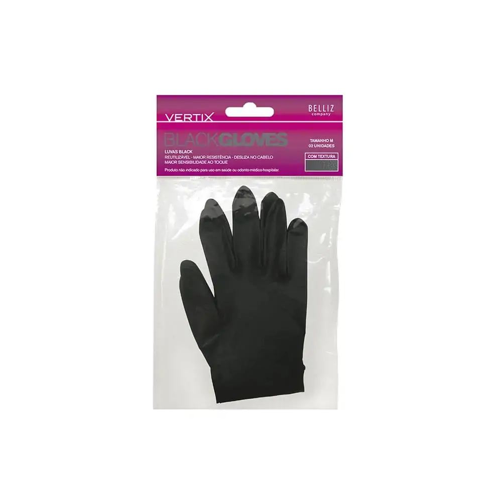 Luva Black Vertix 2pcs Tam M