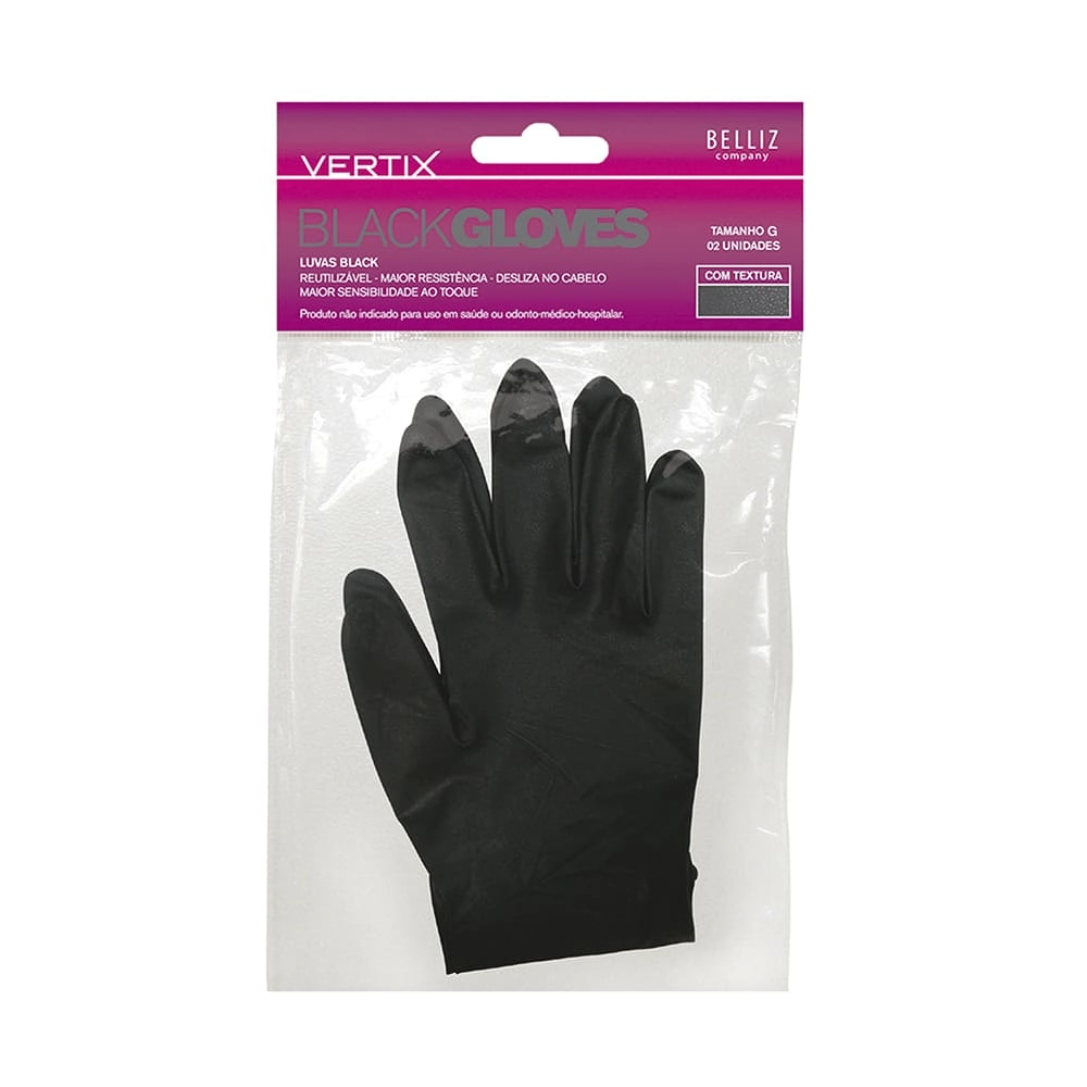 Vertix R 3222 Luva Black Par Grande