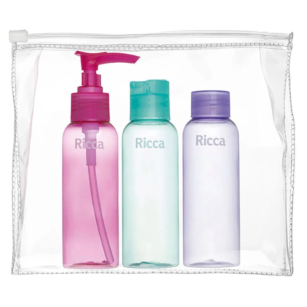Frasco Maestral Ricca Kit Viagem 3un